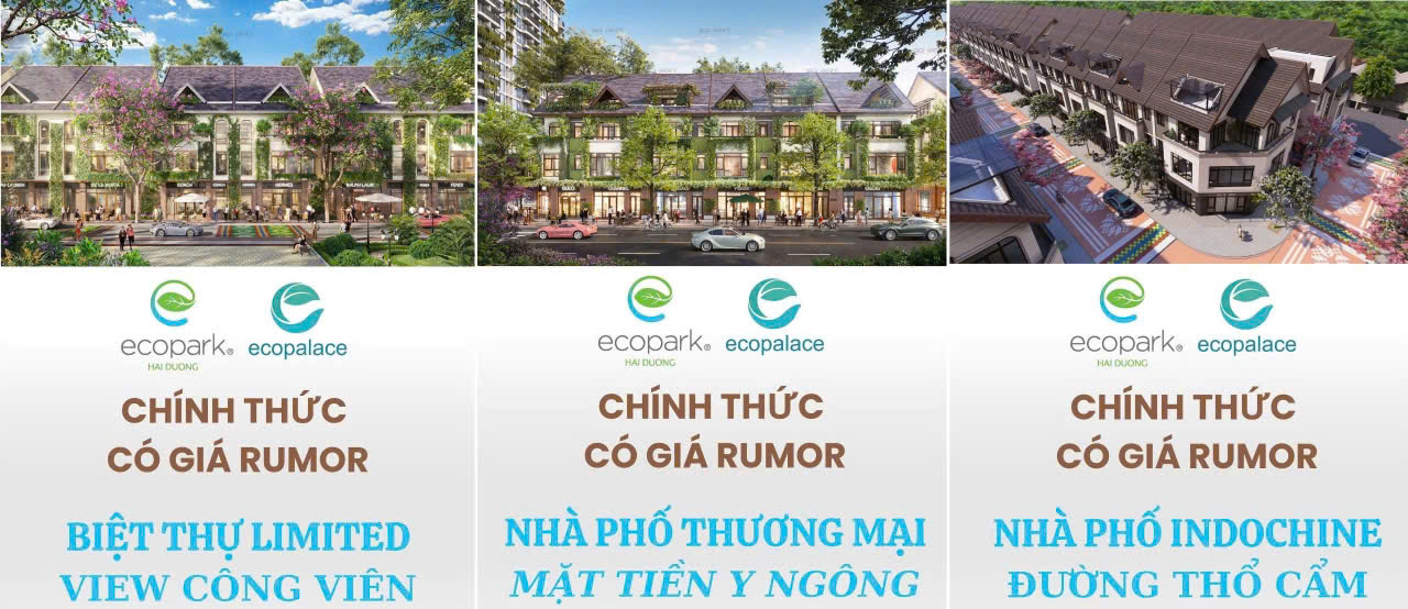 Giá bán EcoPark Đắk Lắk 