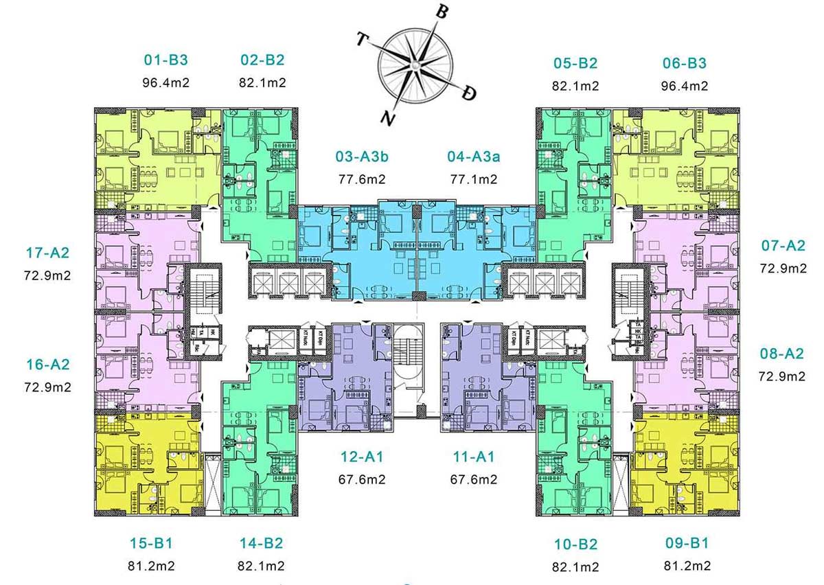  Mặt bằng Eurowindow River Park Đông Anh