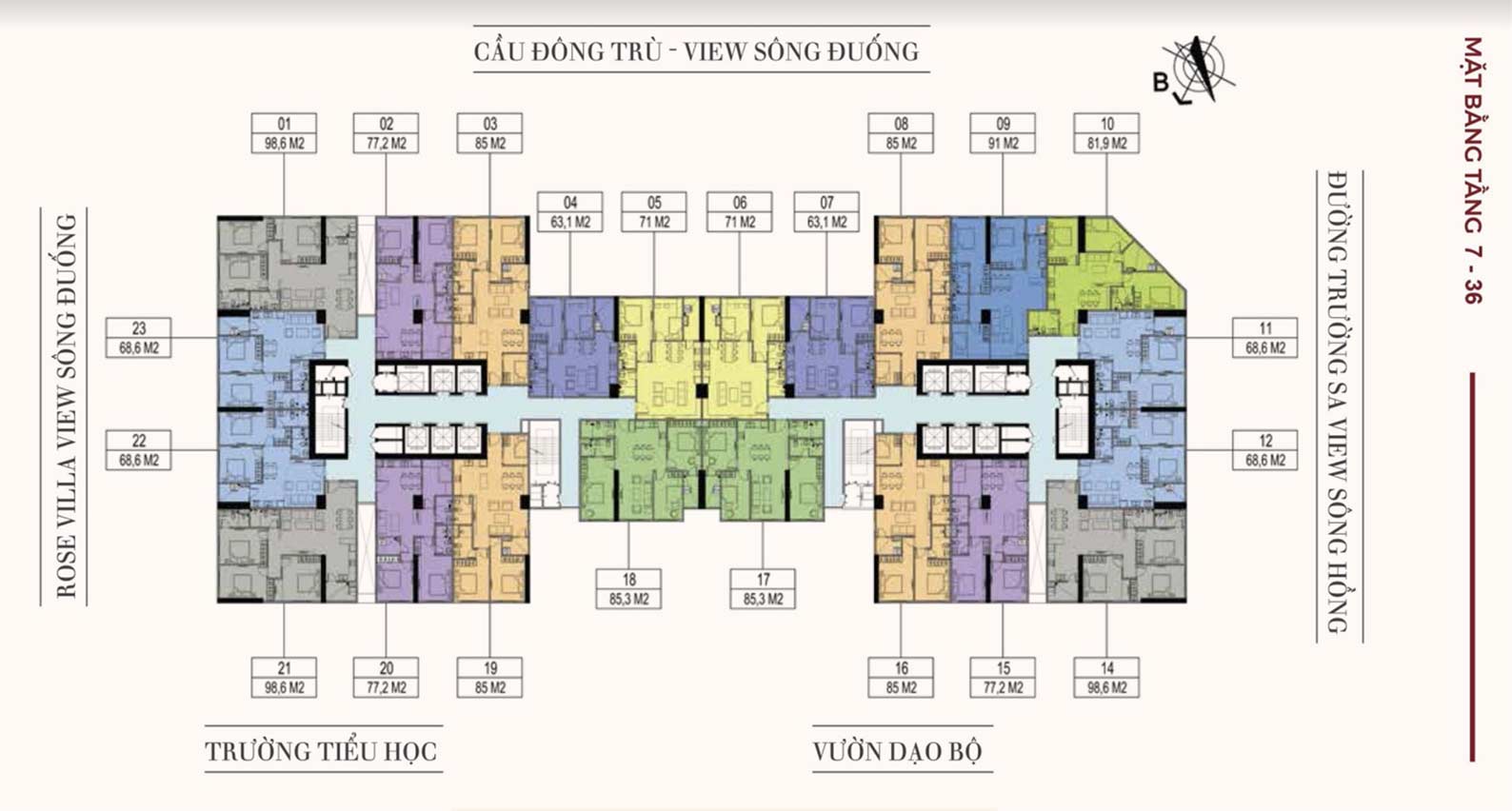  Mặt bằng Eurowindow River Park Đông Anh
