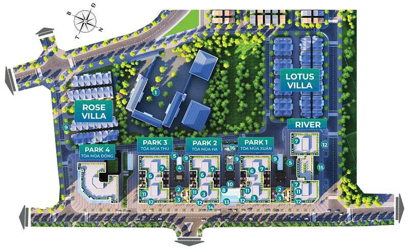 Mặt Bằng dự án Eurowindow River Park Đông Trù