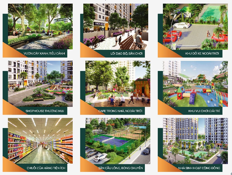 tiện ích Chung cư EverGreen Bắc Giang