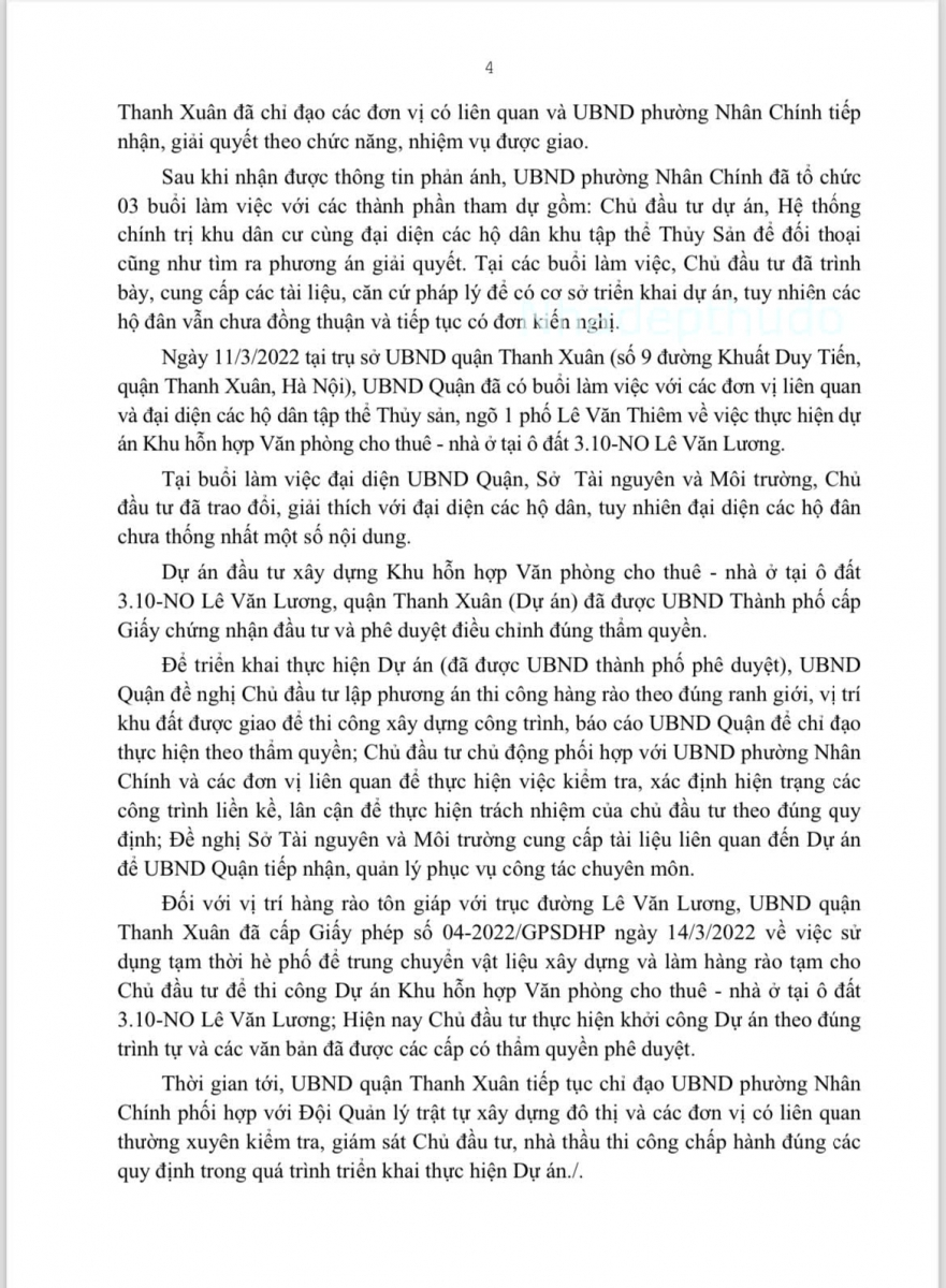 Pháp lí và Tiến độ chung cư HanDiCo Complex Lê Văn Lương 