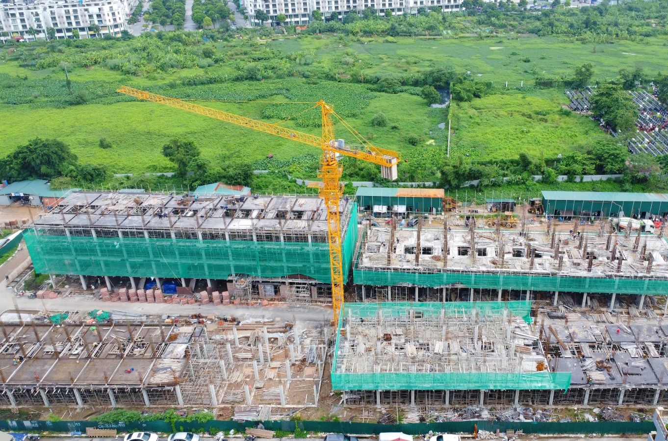 Tiến độ Nhà ở xã hội Rice City Long Châu Him Lam Thượng Thanh 3