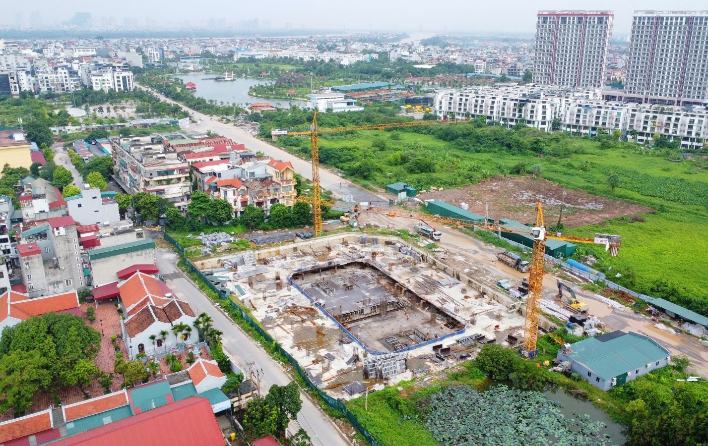 Tiến độ Nhà ở xã hội Rice City Long Châu Him Lam Thượng Thanh 5