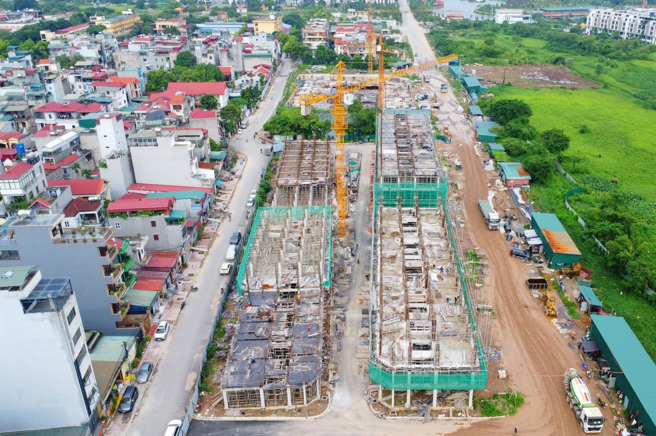 Tiến độ Nhà ở xã hội Rice City Long Châu Him Lam Thượng Thanh