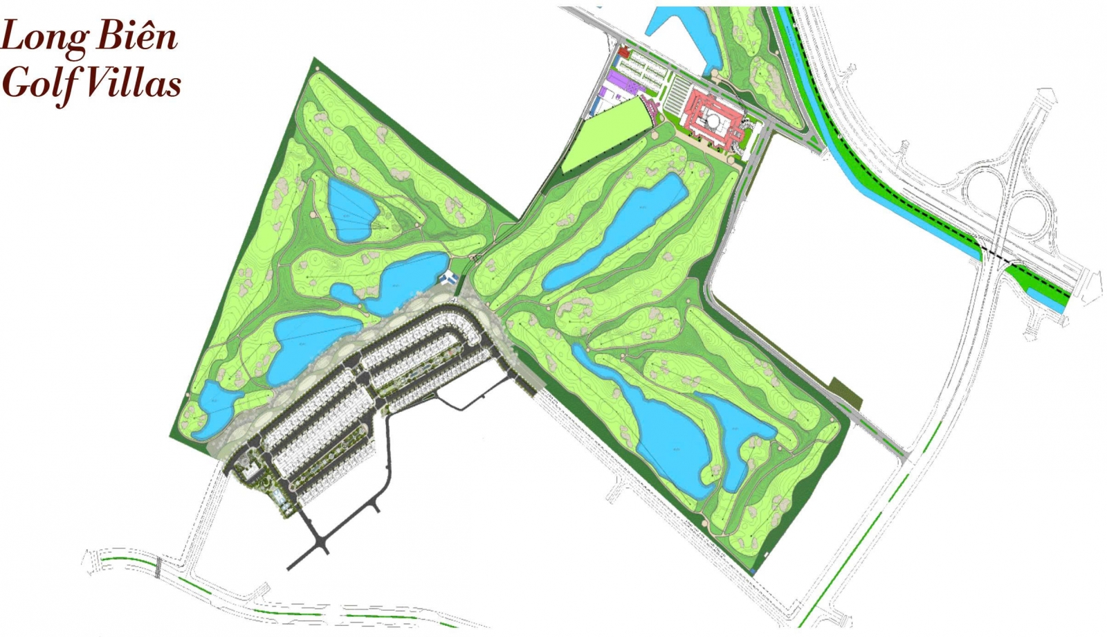 Mặt bằng Long Biên GolfVillas (Him Lam Vĩnh Tuy) 