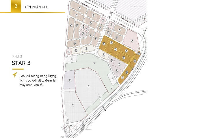 Phân khu Star 3 là những lô Liền kề cao 