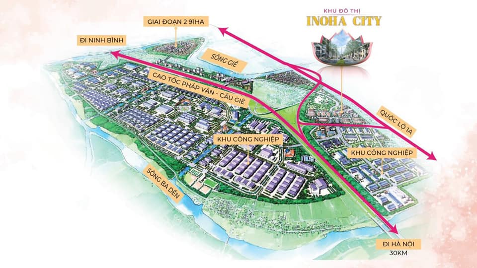 Vị trí vàng của Inoha City Phú Xuyên