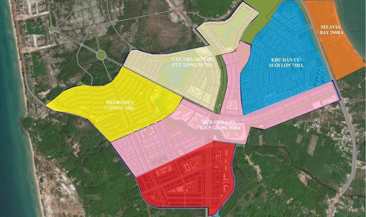 Khu tái định cư Suối Lớn vị trí