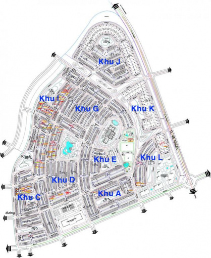 mặt bằng tái định cư Suối Lớn
