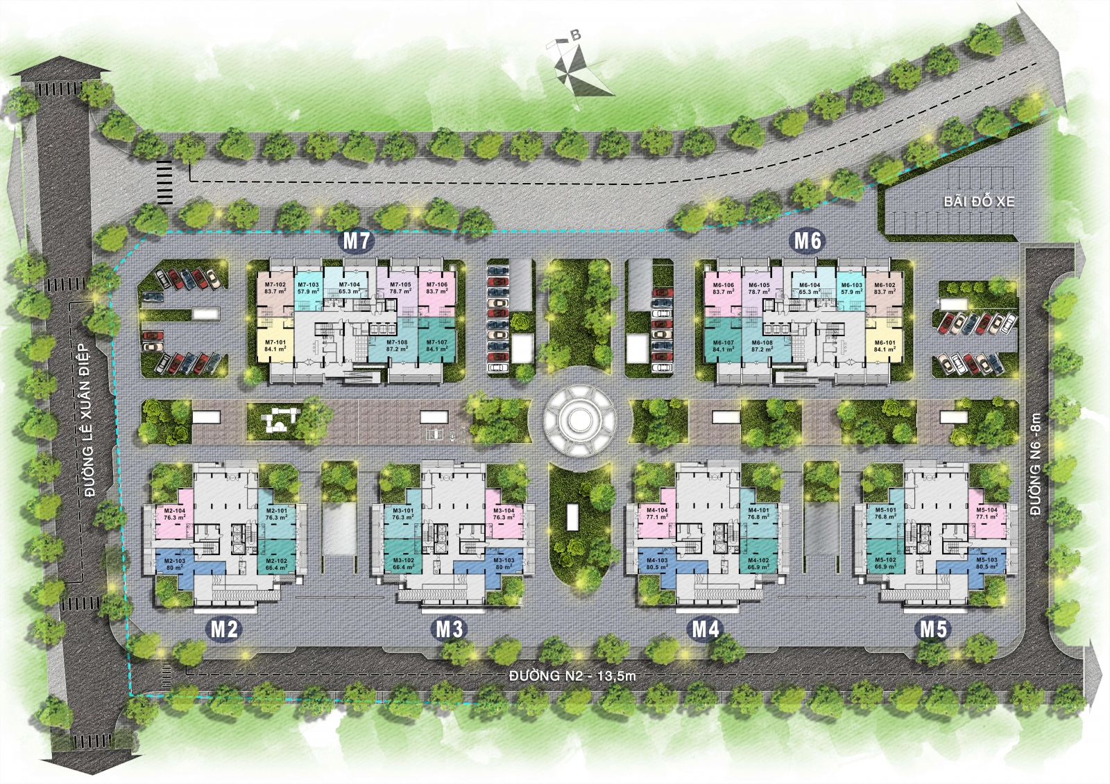 Kiot mipec kiến hưng, kiot mipec city view