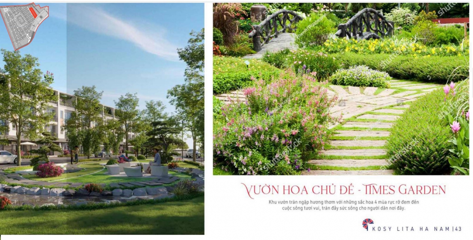 vườn hoa kosy hà nam