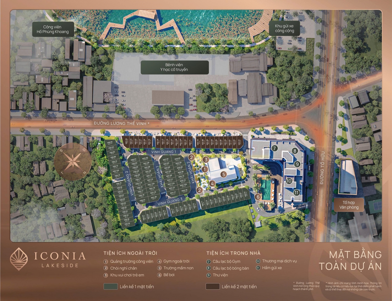 Mặt bằng liền kề Mipec Tố Hữu (Iconia Lakeside)