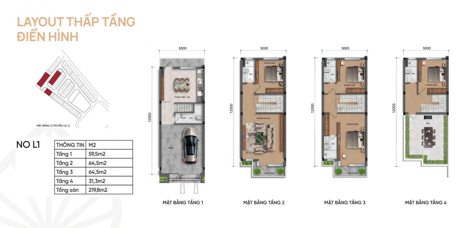 Thiết kế liền kề Mipec Tố Hữu