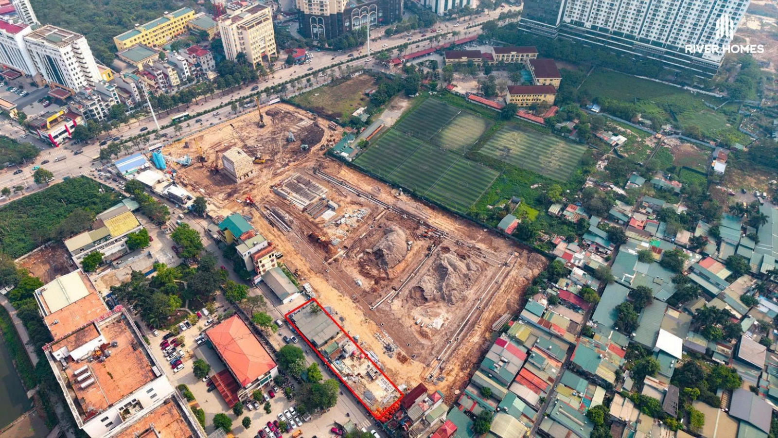 Tiến độ liền kề Mipec Tố Hữu (Iconia Lakeside)