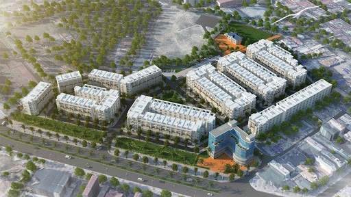 phối cảnh MHDI móng cái khu nhà ở gia đình cán bộ quân khu 3