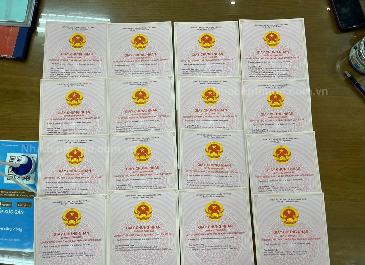 sổ đỏ mhdi móng cái 