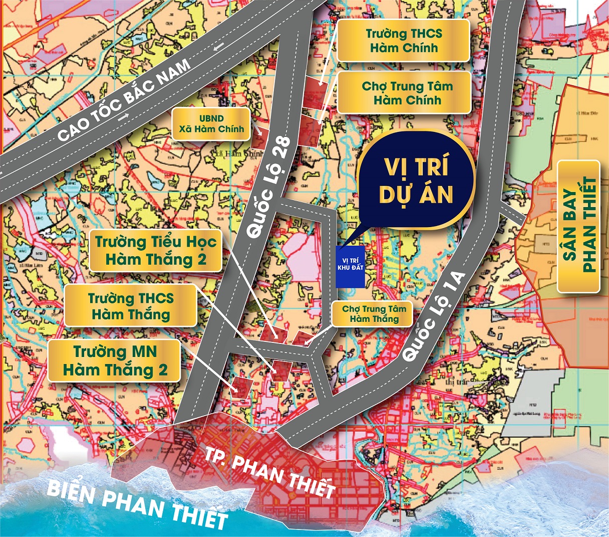 vị trí Dự án Nam An Eco Town