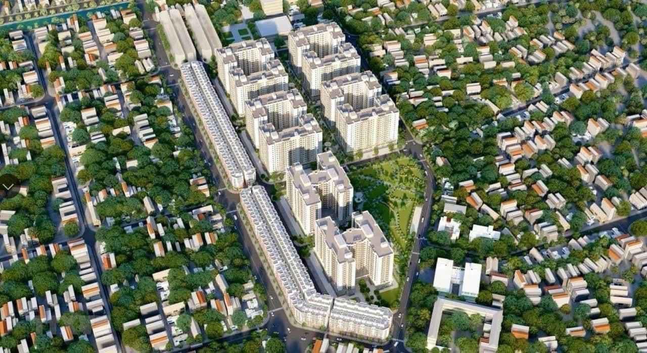 Phối cảnh Nhà ở xã hội kho 3 Lạc Viên