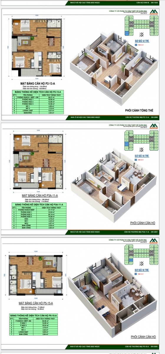 thiết kế căn hộ chung cư bảo ngọc thạch bàn