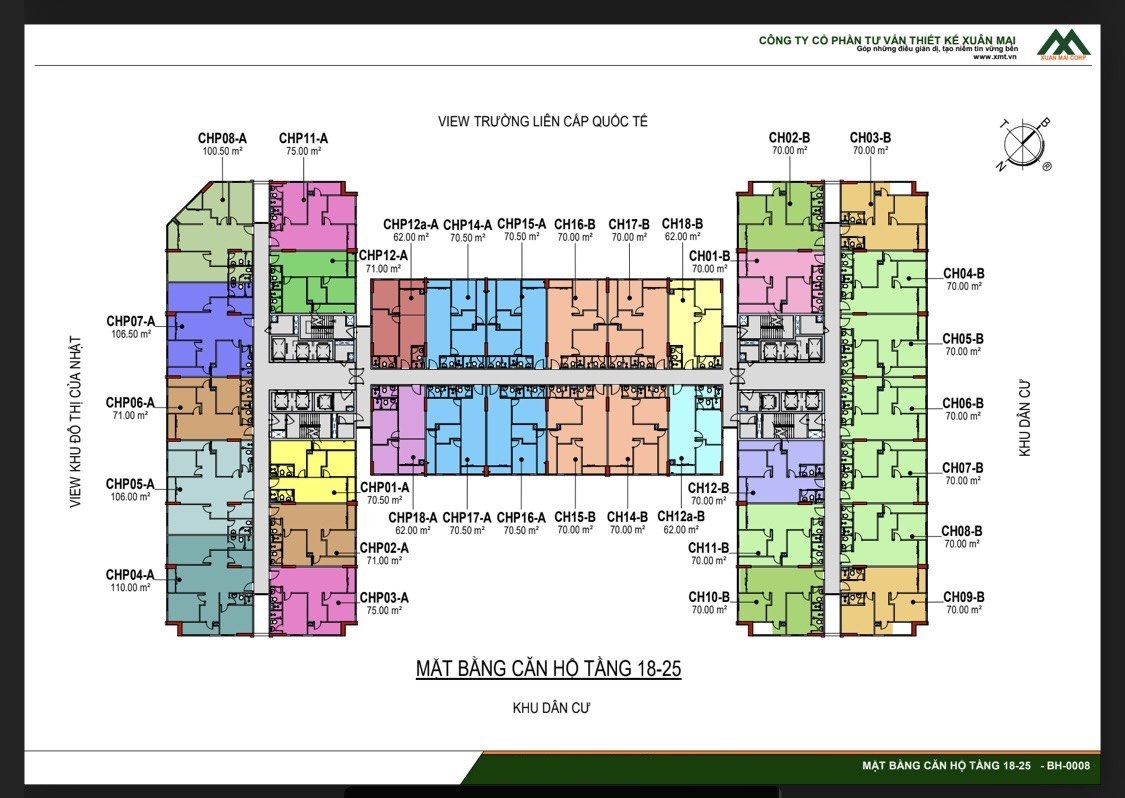 mặt bằng Nhà Ở Xã Hội Bảo Ngọc Thạch Bàn 