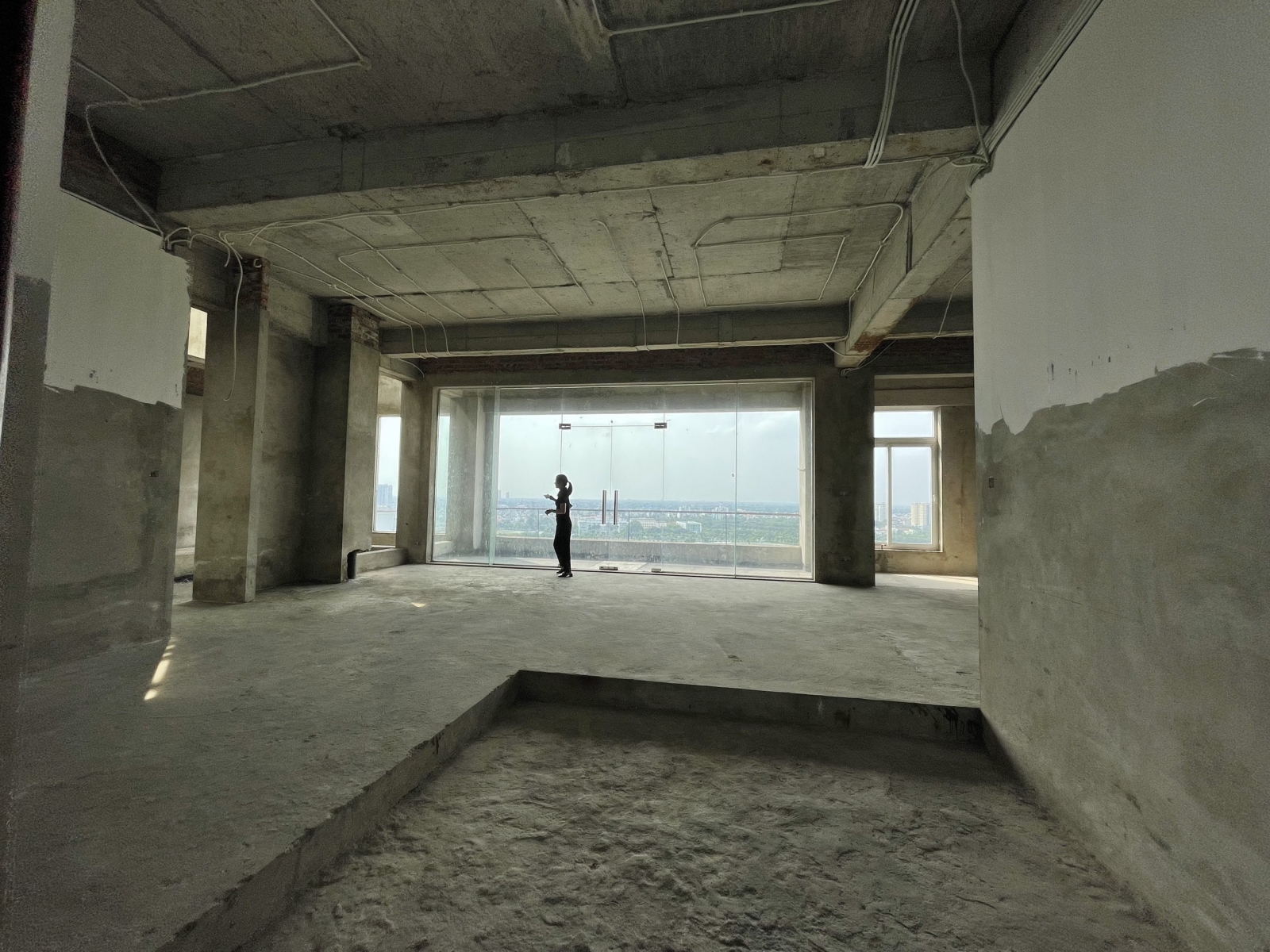 Phòng khách Penthouse Khu đô thị Việt Hưng 238 M2 