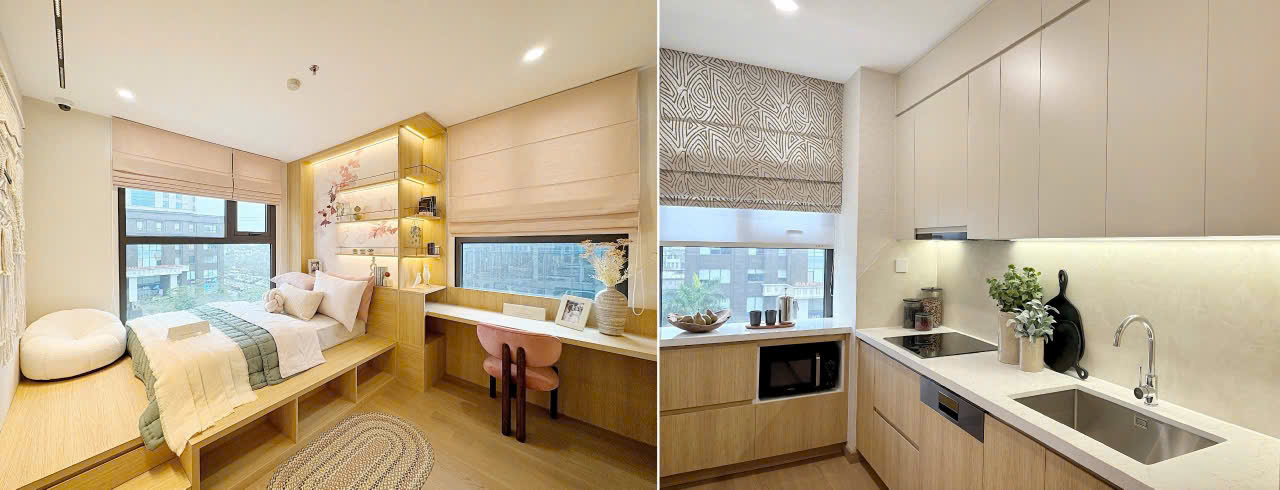 căn hộ mâu The Charm An Hưng 