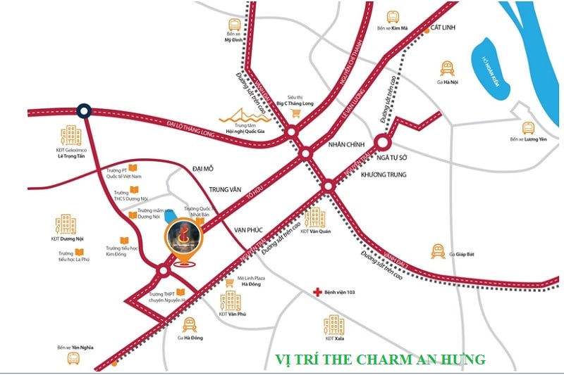 đánh giá vị trí The Charm An Hưng