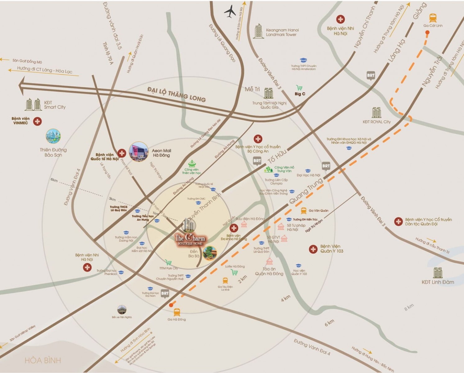 vị trí The Charm An Hưng