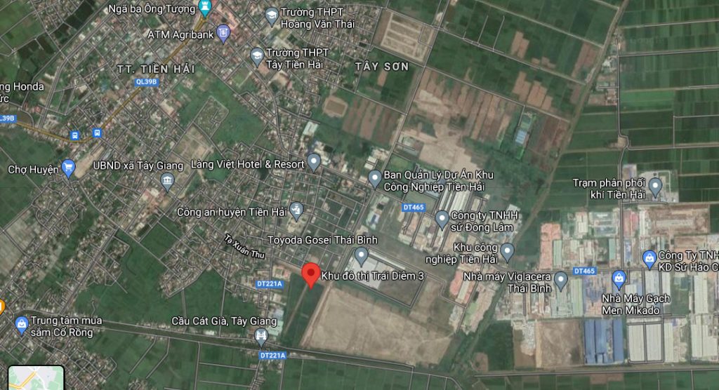 Đất nền Trái Diêm 3 - Tiền Hải