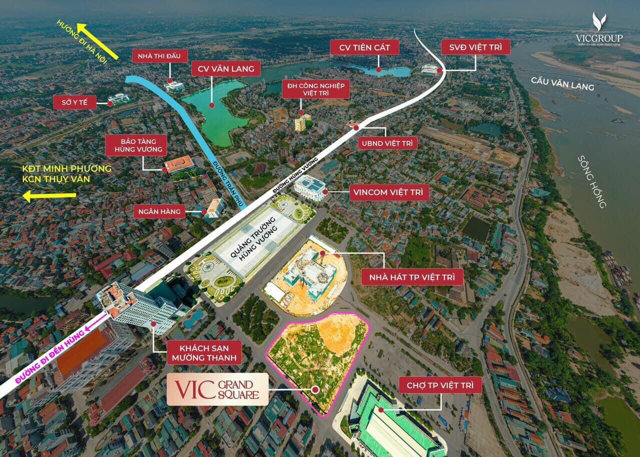 Tháp đôi Vic Grand Square Việt Trì