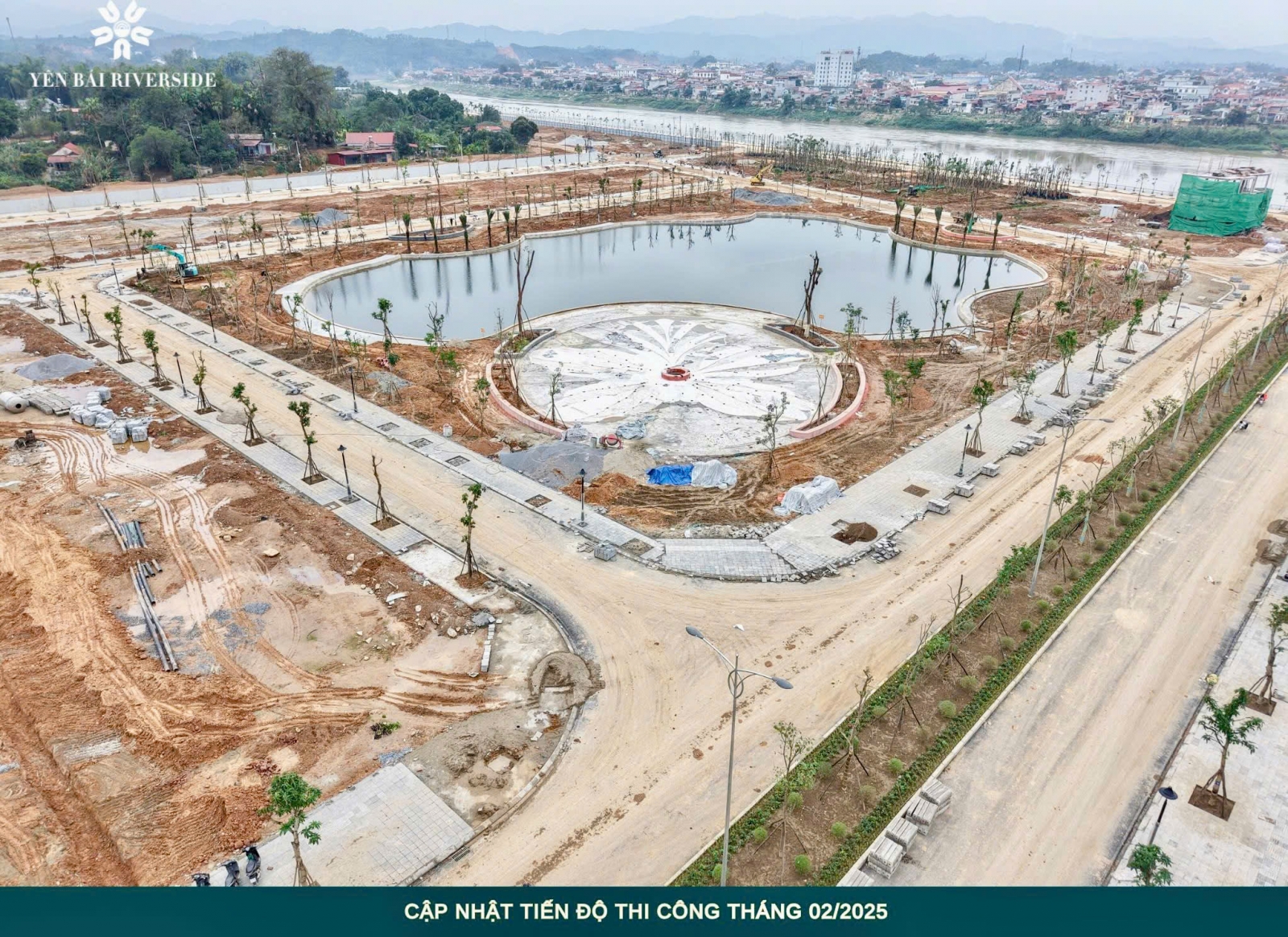Tiến độ Yên Bái Riverside tháng 2/2025