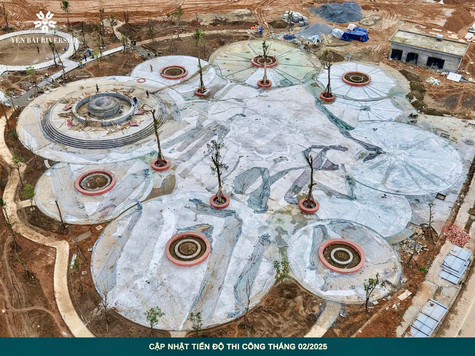 Tiến độ Yên Bái Riverside tháng 2/2025