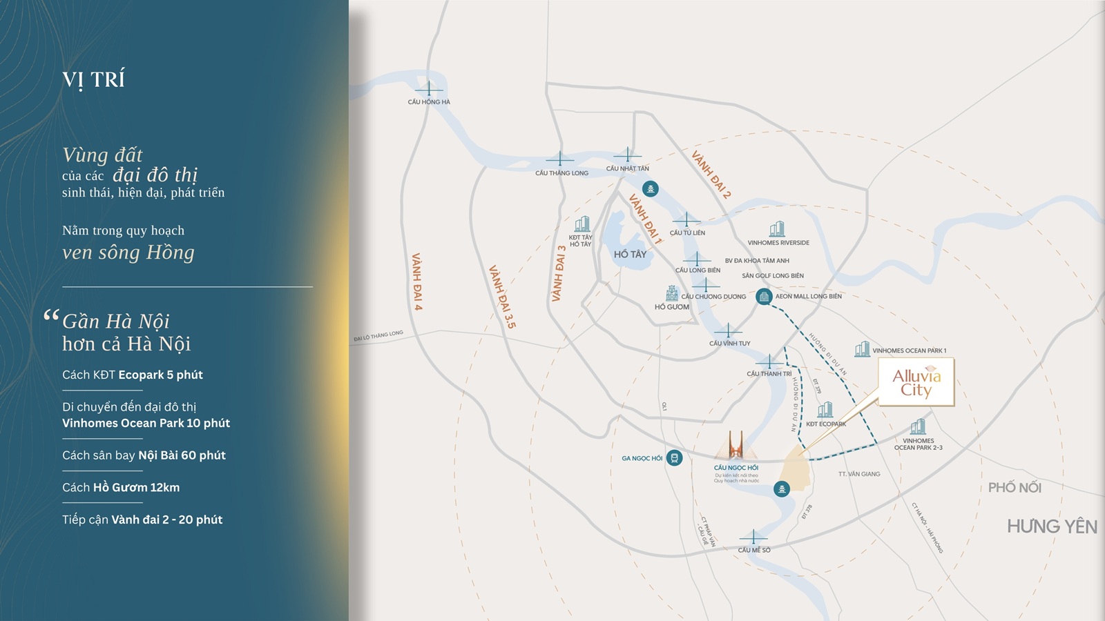 Dự Án Xuân Cầu Văn Giang Phù sa Hưng Yên vị trí