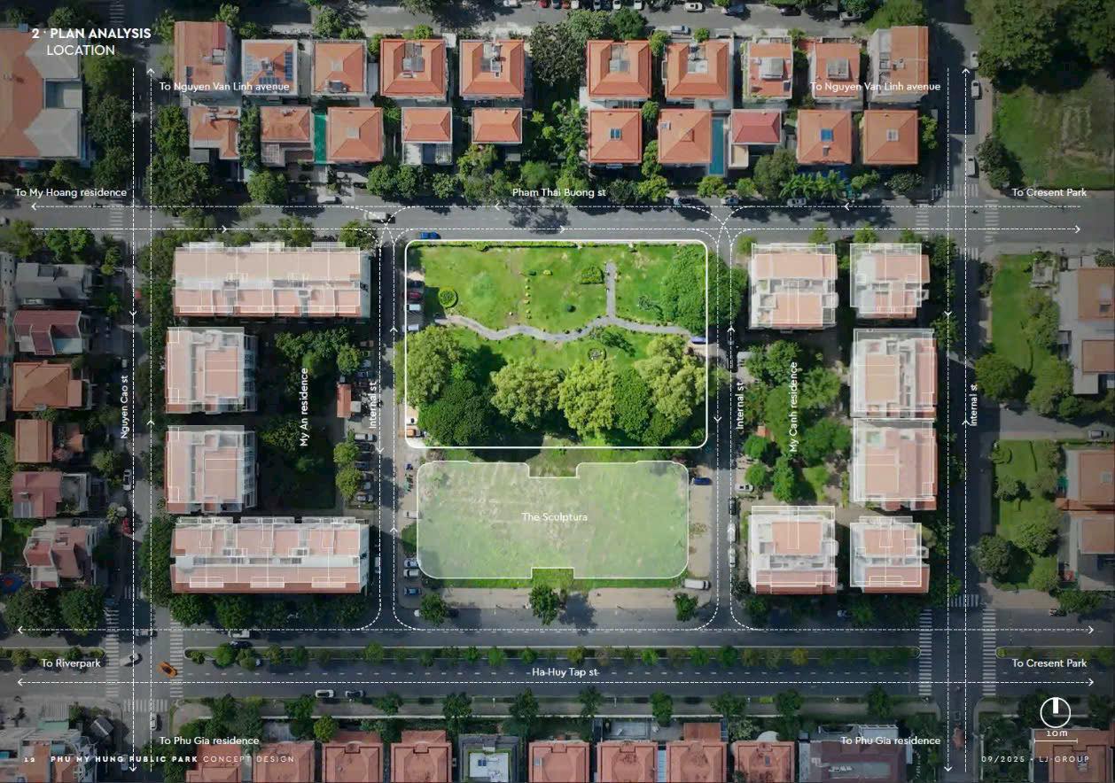 Vị trí Sculptura Phú Mỹ Hưng