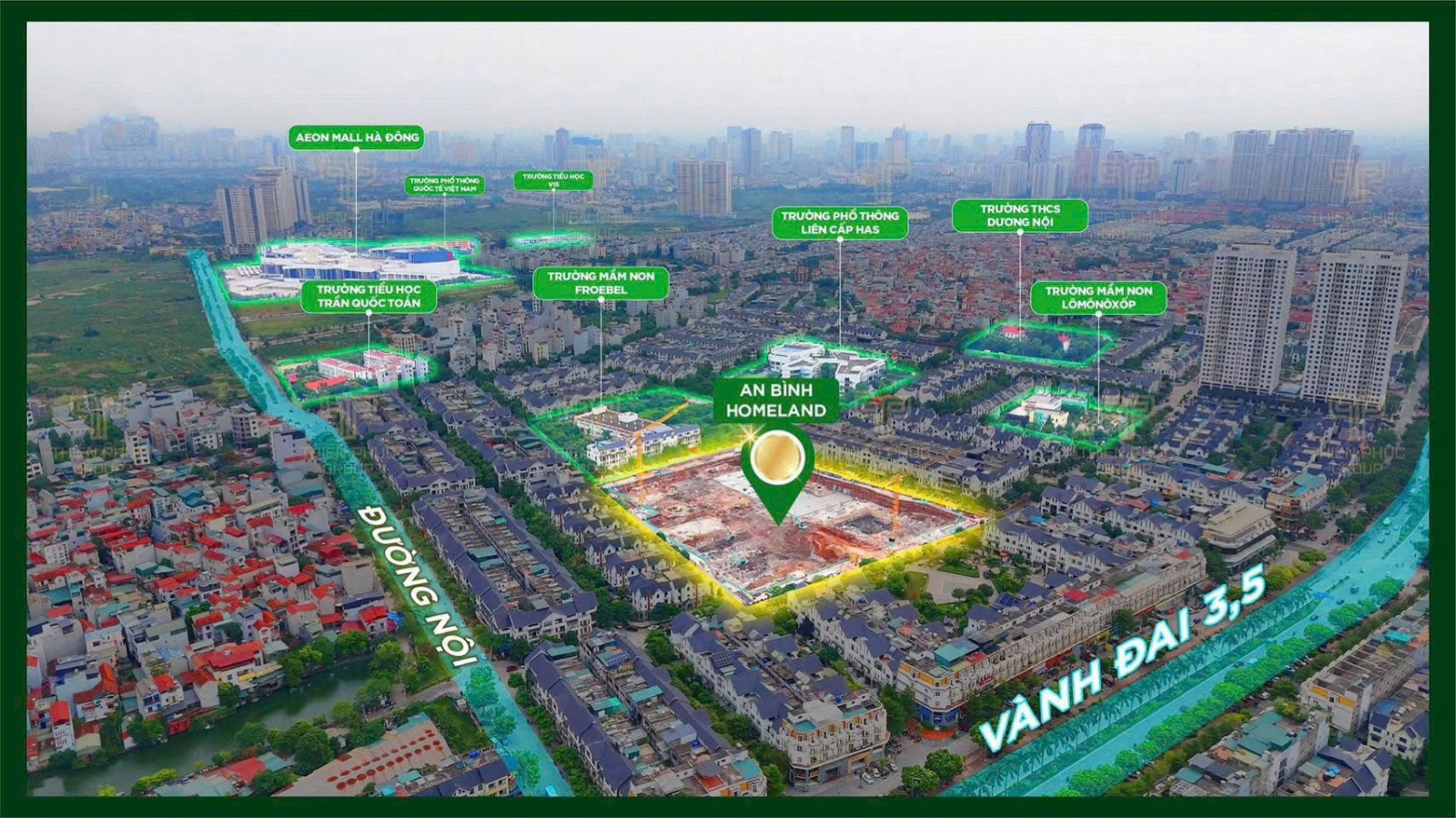 vị trí Dự án An Bình Homeland