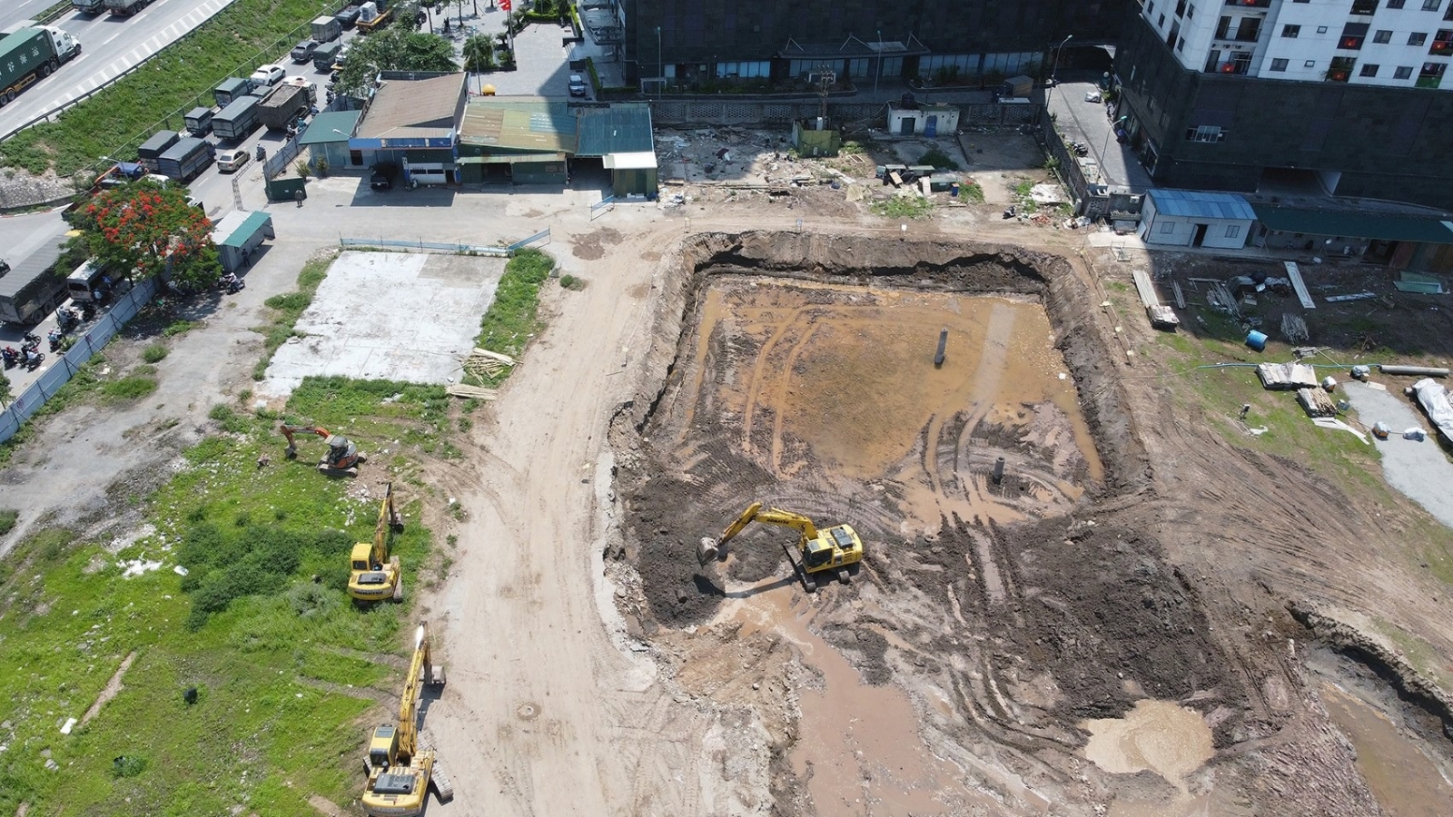 Dự án bến xe khách Yên Sở tiến độ