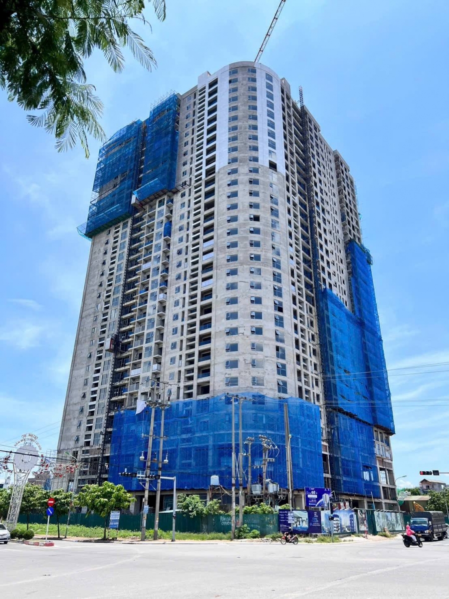 Tiến độ dự án Bluegem Tower Thanh Trì tháng 8/2025