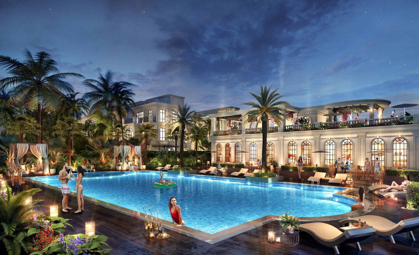 Bể bơi CEOHomes Mê Linh ngoài trời