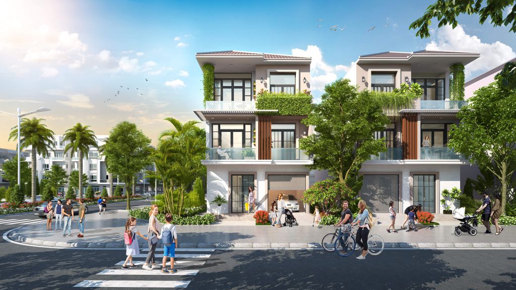 Biệt thự CEO Mê Linh (CEOHOMES Hana Garden) thiết kế hiện đại