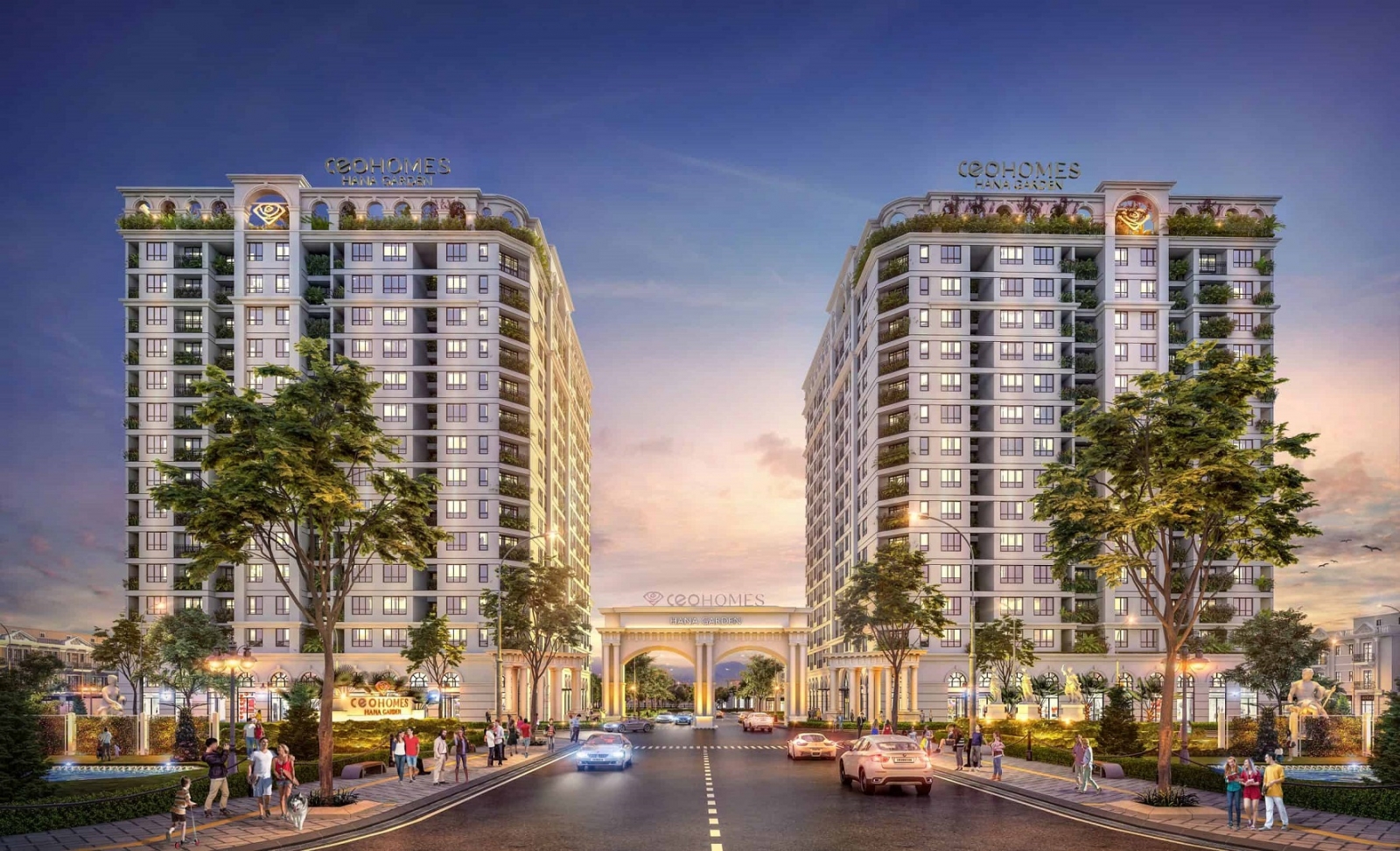 Chung cư CEO Mê Linh cao 15 tầng