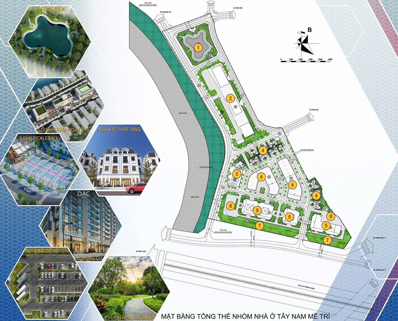 Vị trí CT1A Nhóm nhà ở Tây Nam Mễ Trì