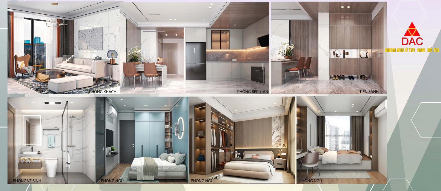 mặt bằng nhóm nhà ở tây nam mễ trì