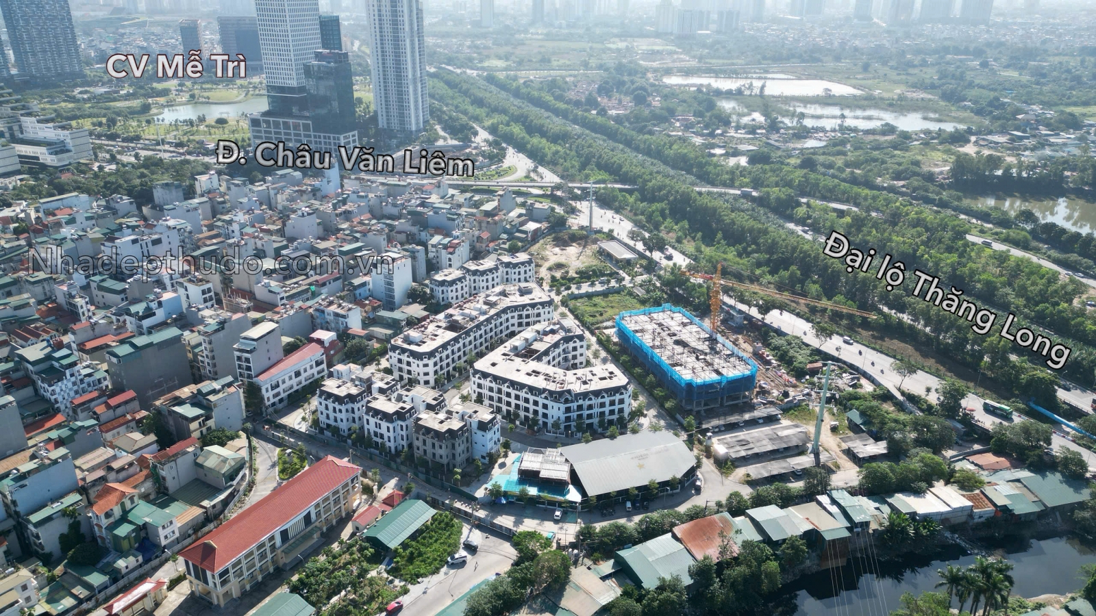 Vị trí Chung cư CT1A Nhóm nhà ở Tây Nam Mễ Trì