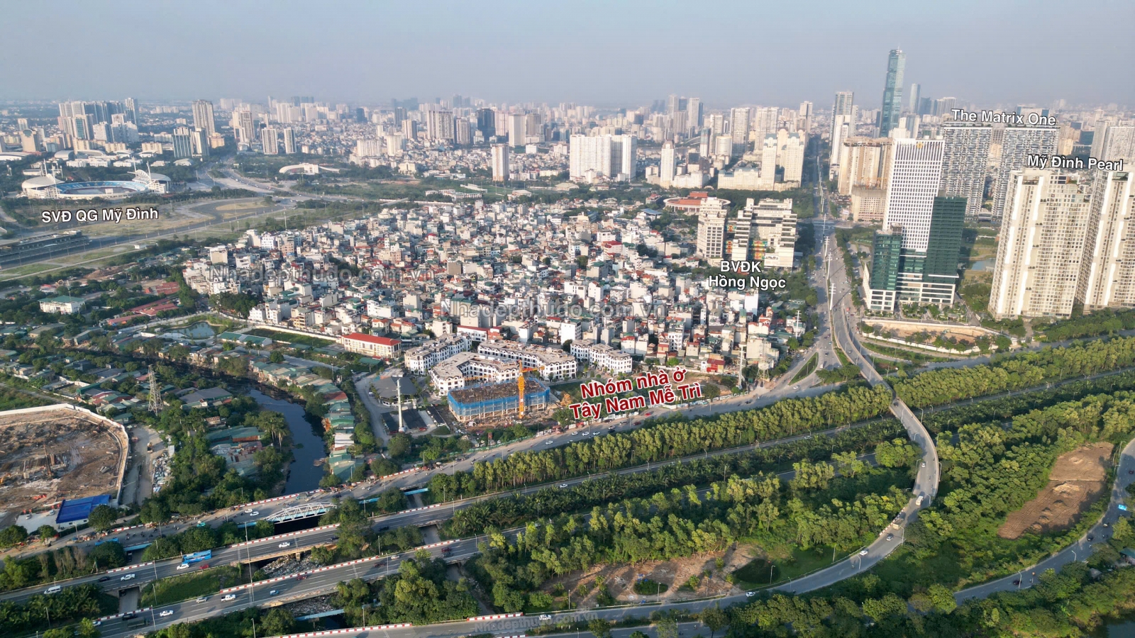 Vị trí Nhóm nhà ở Tây Nam Mễ Trì