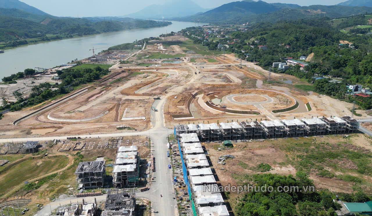 Cập nhật tiến độ thi công Dasong Village Hòa Bình