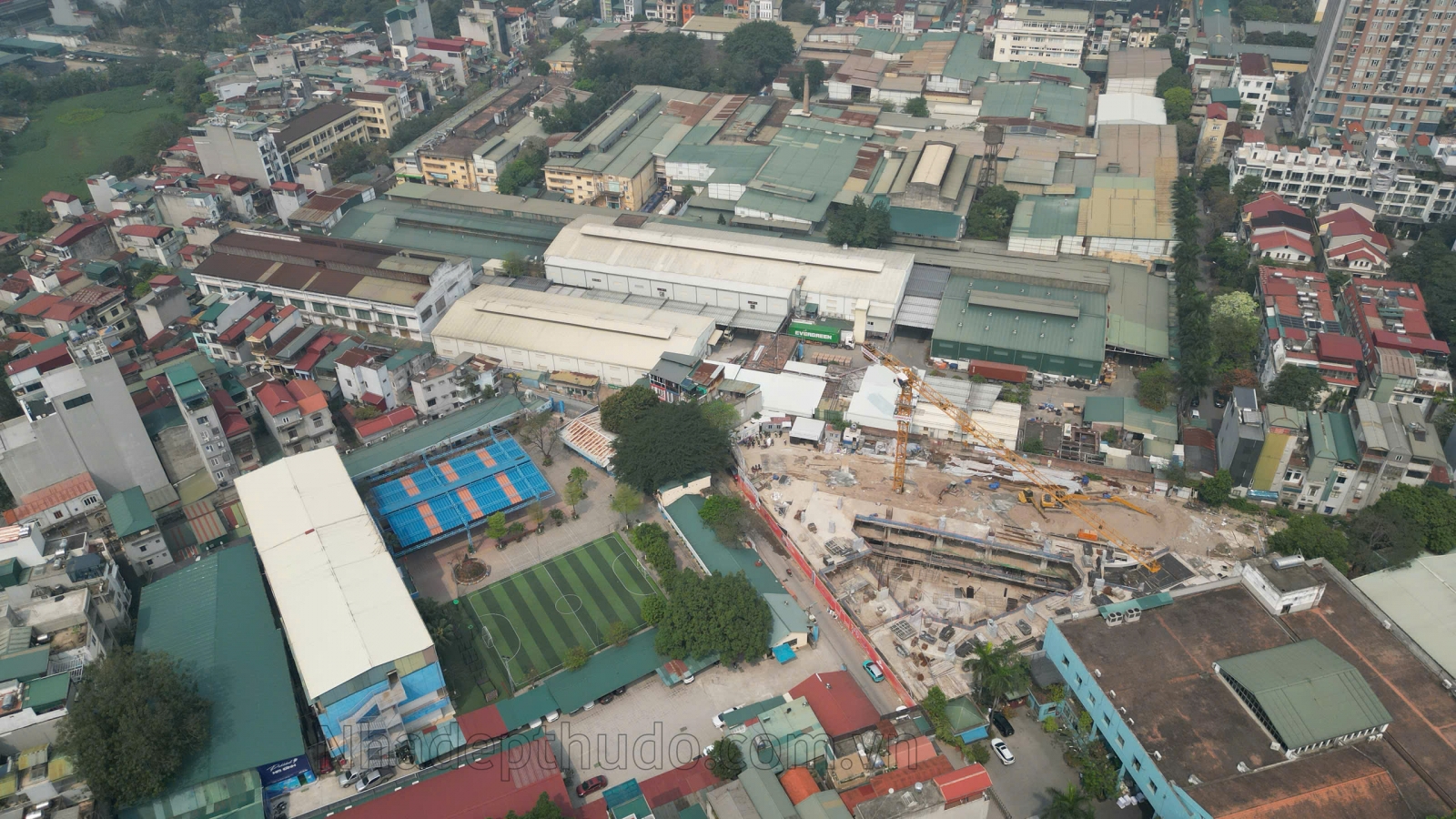 Tiến độ Động Lực Tower tháng 3/2026 thi công hoàn thiện phần hầm