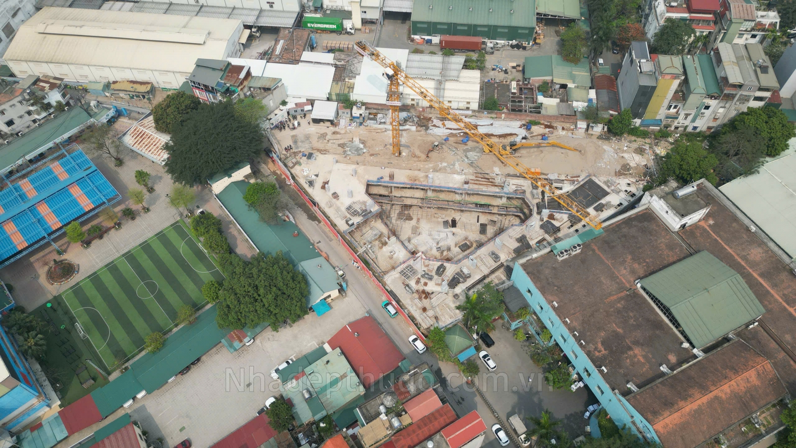 Tiến độ Động Lực Tower tháng 3/2026 thi công 