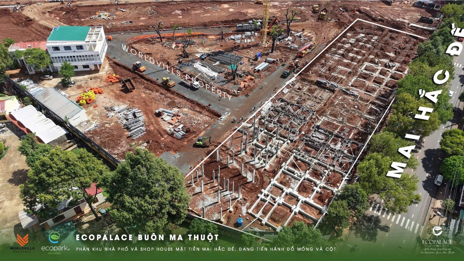 Eco palace Buôn Ma Thuột tiến độ