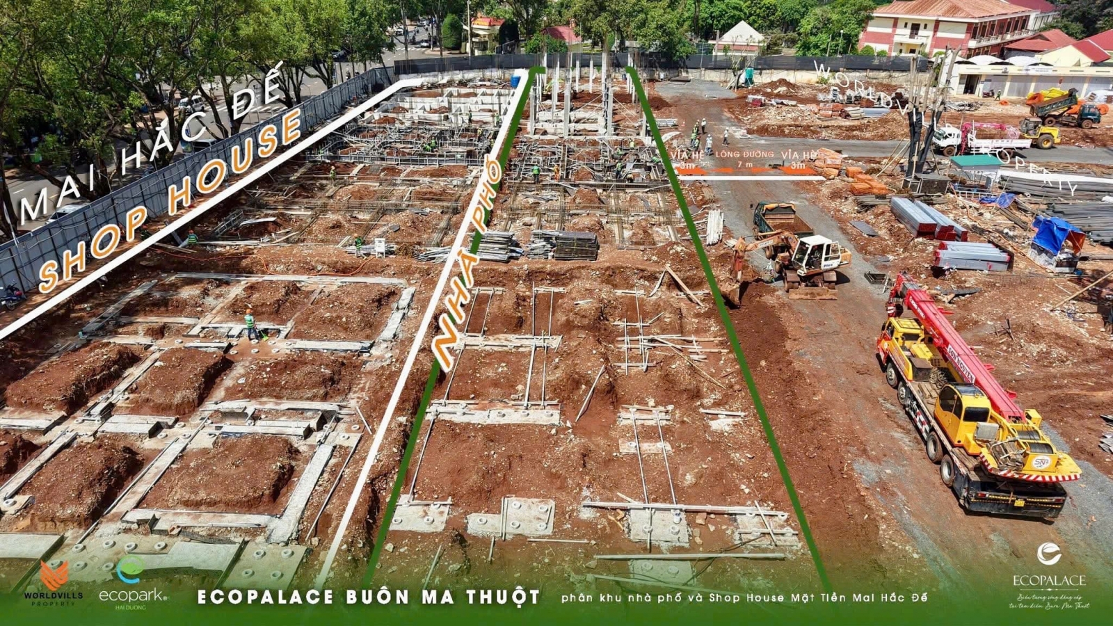 Eco palace Buôn Ma Thuột tiến độ